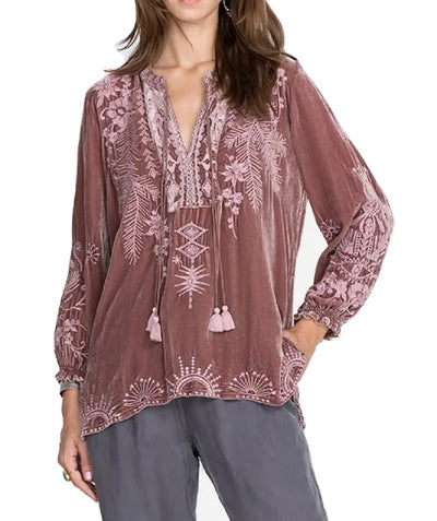 Johnny Was Dylan Double Tassel Peasant Blouse - J14121-6