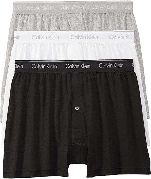 Calvin Klein Men's Cotton Classics Multipack Knit Boxers - NB4005