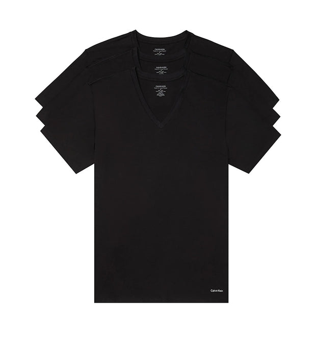 Calvin Klein Cotton Classic Fit 3-Pack V-Neck T-Shirt - NB4012