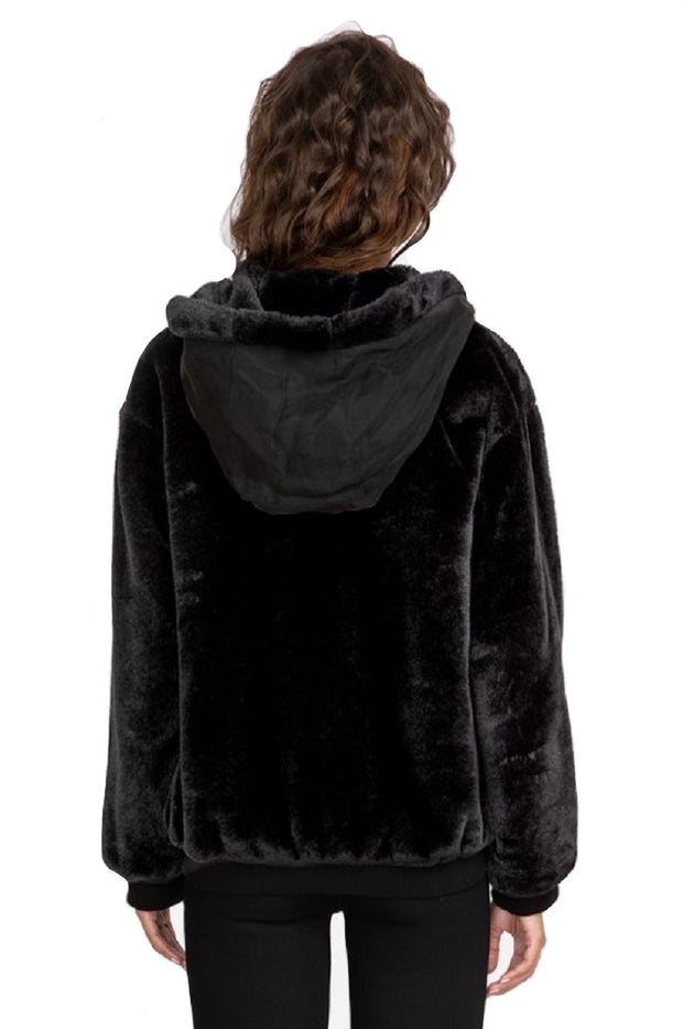 Johnny Was Malini Fur Bomber Jacket - P46320-O