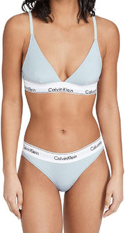 Calvin Klein Modern Cotton Triangle Bralette Soft Coral QF1061J - Free  Shipping at Largo Drive