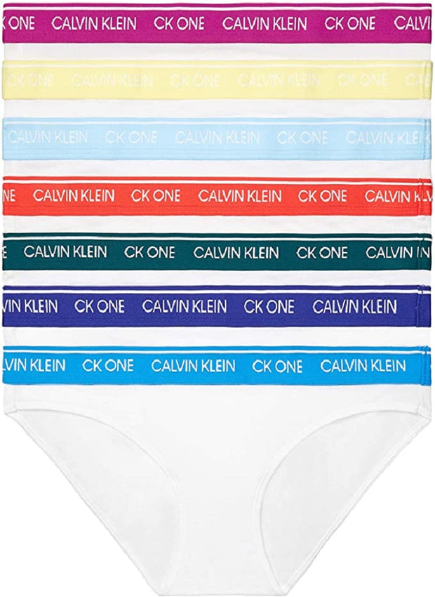 Calvin Klein Women's Ck One Cotton Bikini Panty 7-Pack - QF6575