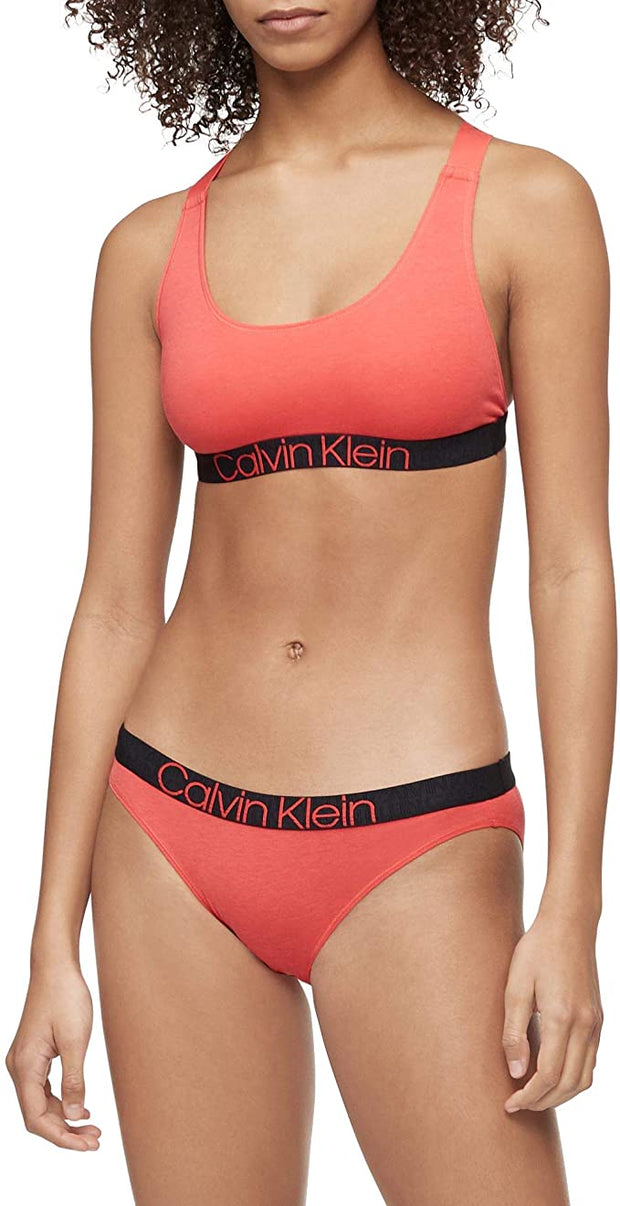 Buy Calvin Klein Women's Reconsidered Comfort Unlined Bralette, Ambiant  Lavendar, Small at