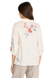 Johnny Was Phoebe Button Front Easy Blouse - W12522-5